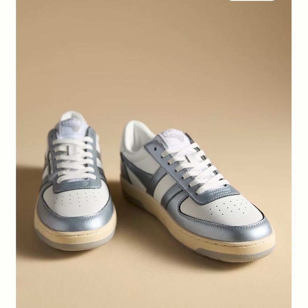 NWT Gola & Anthropologie Hawk II Metallic Sneakers